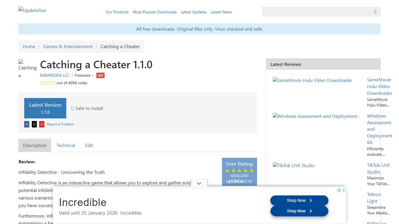 Catching a Cheater - Download